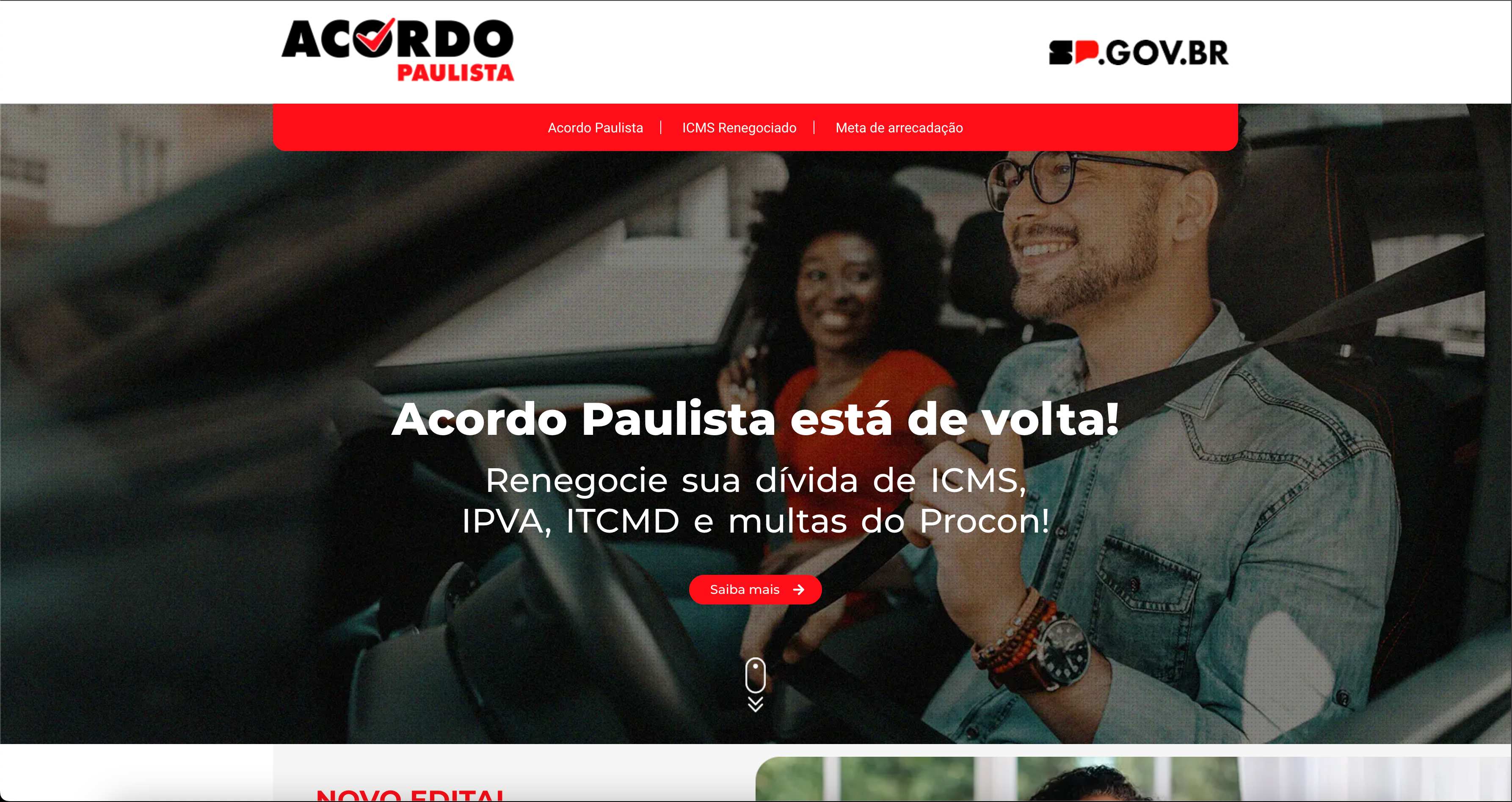 Site oficial do Acordo Paulista